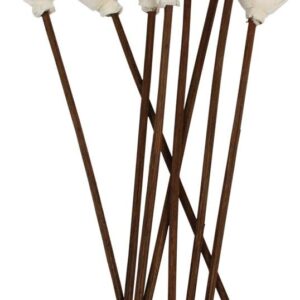30 Pcs 8.5 Inch Brown Reed Diffuser Refill with Flower Replacement