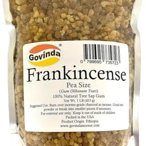 Govinda Frankincense Natural Tree Sap Gum Pea Size 1 lb